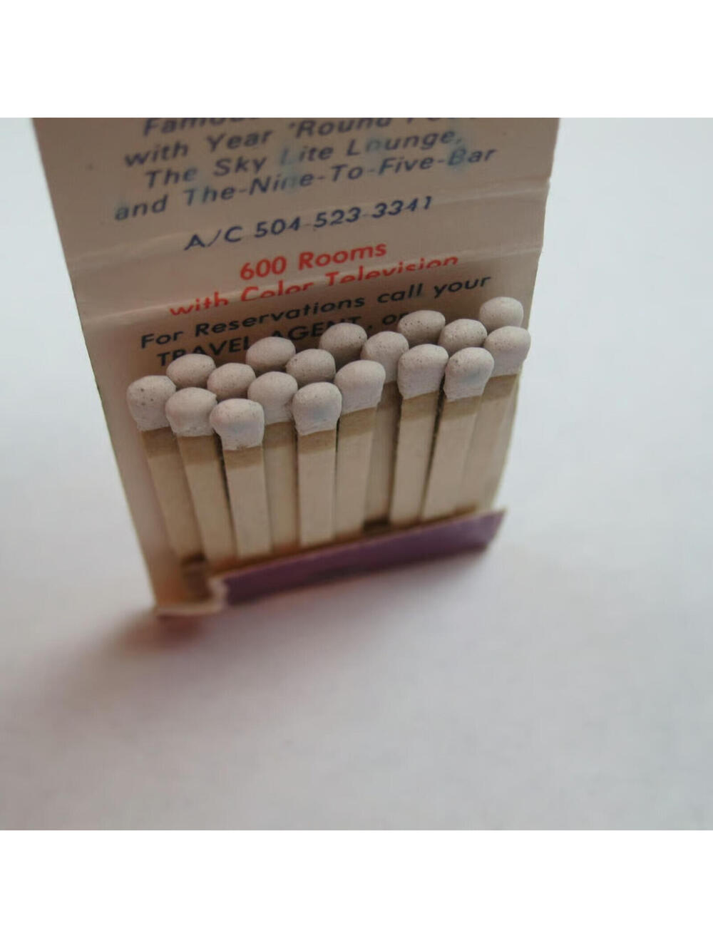 4 Vintage Matchbooks The Monteleone Hawks Nest Lodge Inn Ambassador Heritage Inn - Picture 5 of 12